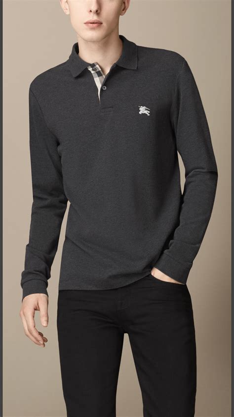 burberry polo t-shirt uk|burberry long sleeve polo shirts.